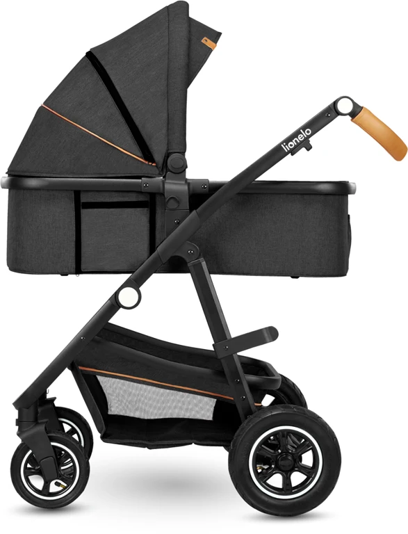 Дитячий візочок 2 в 1 Lionelo Amber Grey Graphite